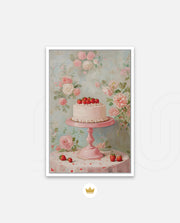Strawberry Cake Elegance