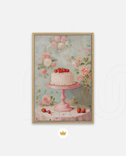 Strawberry Cake Elegance