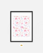 Watercolor Floral Mix