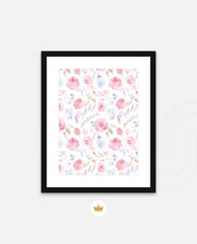 Watercolor Floral Mix