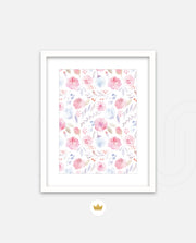 Watercolor Floral Mix
