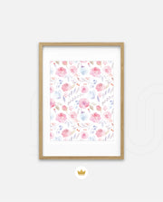Watercolor Floral Mix