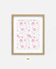 Watercolor Floral Mix