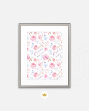 Watercolor Floral Mix