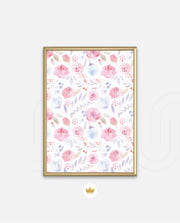 Watercolor Floral Mix