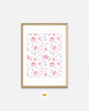 Watercolor Floral Mix