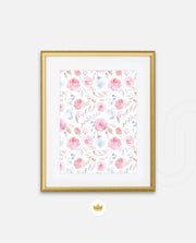 Watercolor Floral Mix