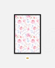 Watercolor Floral Mix