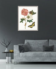 Vintage Floral Butterfly