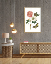 Vintage Floral Butterfly