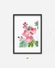 Coral Floral Stem