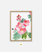 Coral Floral Stem