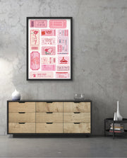 Vintage Tickets Collage