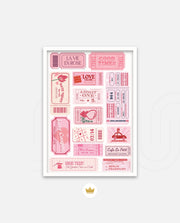 Vintage Tickets Collage