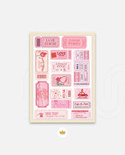 Vintage Tickets Collage