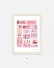 Vintage Tickets Collage