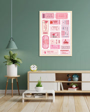 Vintage Tickets Collage