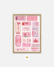 Vintage Tickets Collage