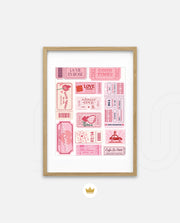 Vintage Tickets Collage