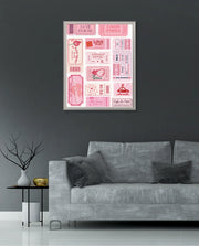Vintage Tickets Collage