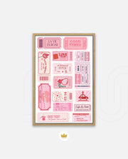 Vintage Tickets Collage