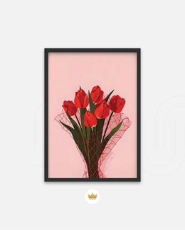 Red Tulip Bouquet
