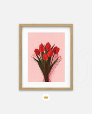 Red Tulip Bouquet