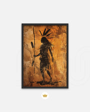 Tribal Warrior Silhouette