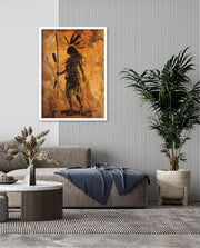 Tribal Warrior Silhouette
