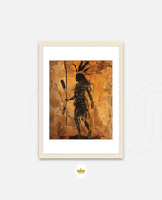 Tribal Warrior Silhouette