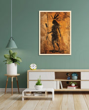 Tribal Warrior Silhouette