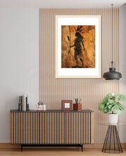 Tribal Warrior Silhouette