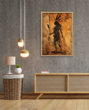 Tribal Warrior Silhouette