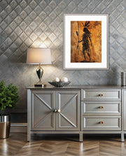 Tribal Warrior Silhouette