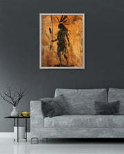 Tribal Warrior Silhouette