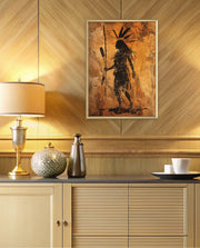 Tribal Warrior Silhouette