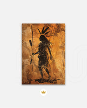 Tribal Warrior Silhouette