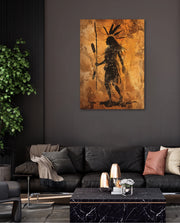 Tribal Warrior Silhouette