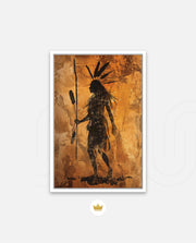 Tribal Warrior Silhouette