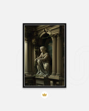 Classical Marble Guardian