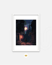 Moonlit Pixel Alley