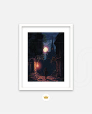 Moonlit Pixel Alley