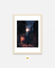 Moonlit Pixel Alley