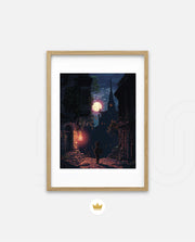 Moonlit Pixel Alley