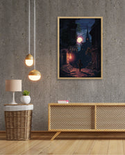 Moonlit Pixel Alley