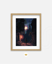 Moonlit Pixel Alley