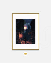 Moonlit Pixel Alley
