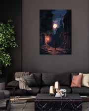 Moonlit Pixel Alley