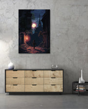 Moonlit Pixel Alley