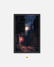 Moonlit Pixel Alley